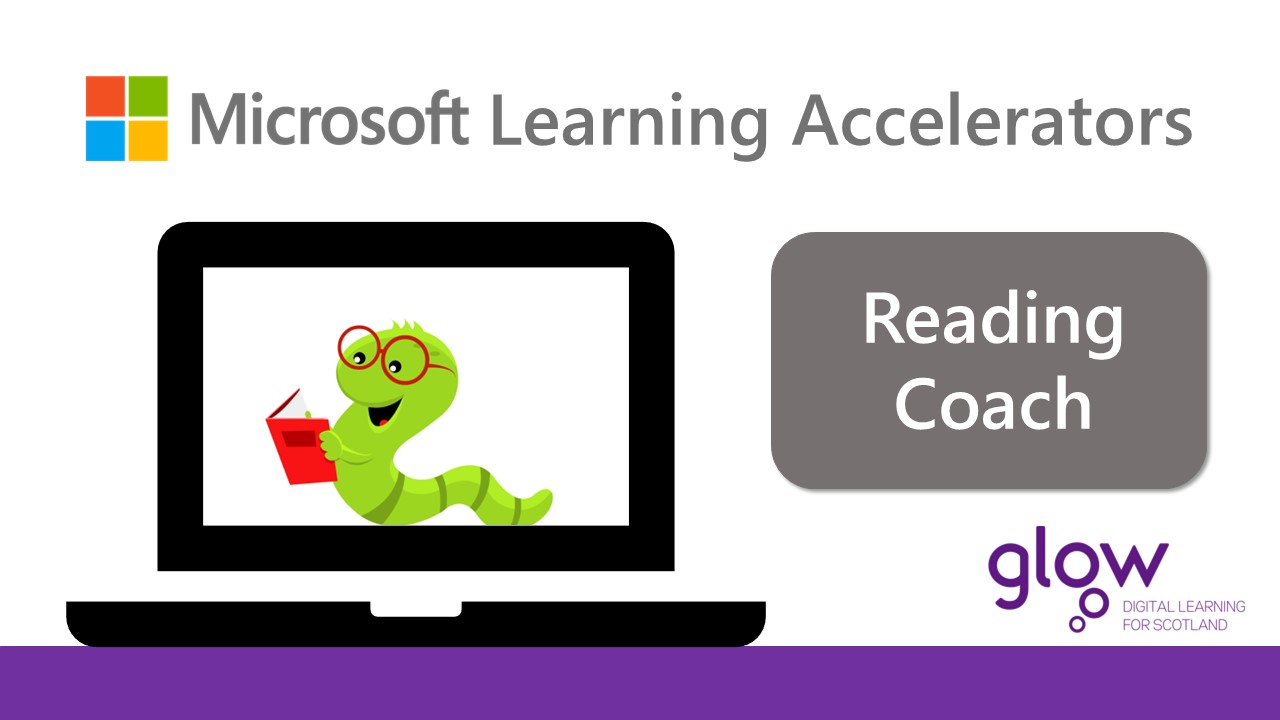 Microsoft Learning Accelerators graphic for Reading Coach